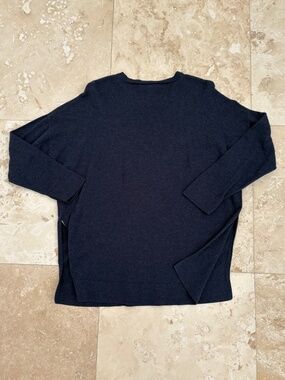 Eileen Fisher Tunic Sweater — Medium, Tunic Length Pullover, 100% Organic Cotton